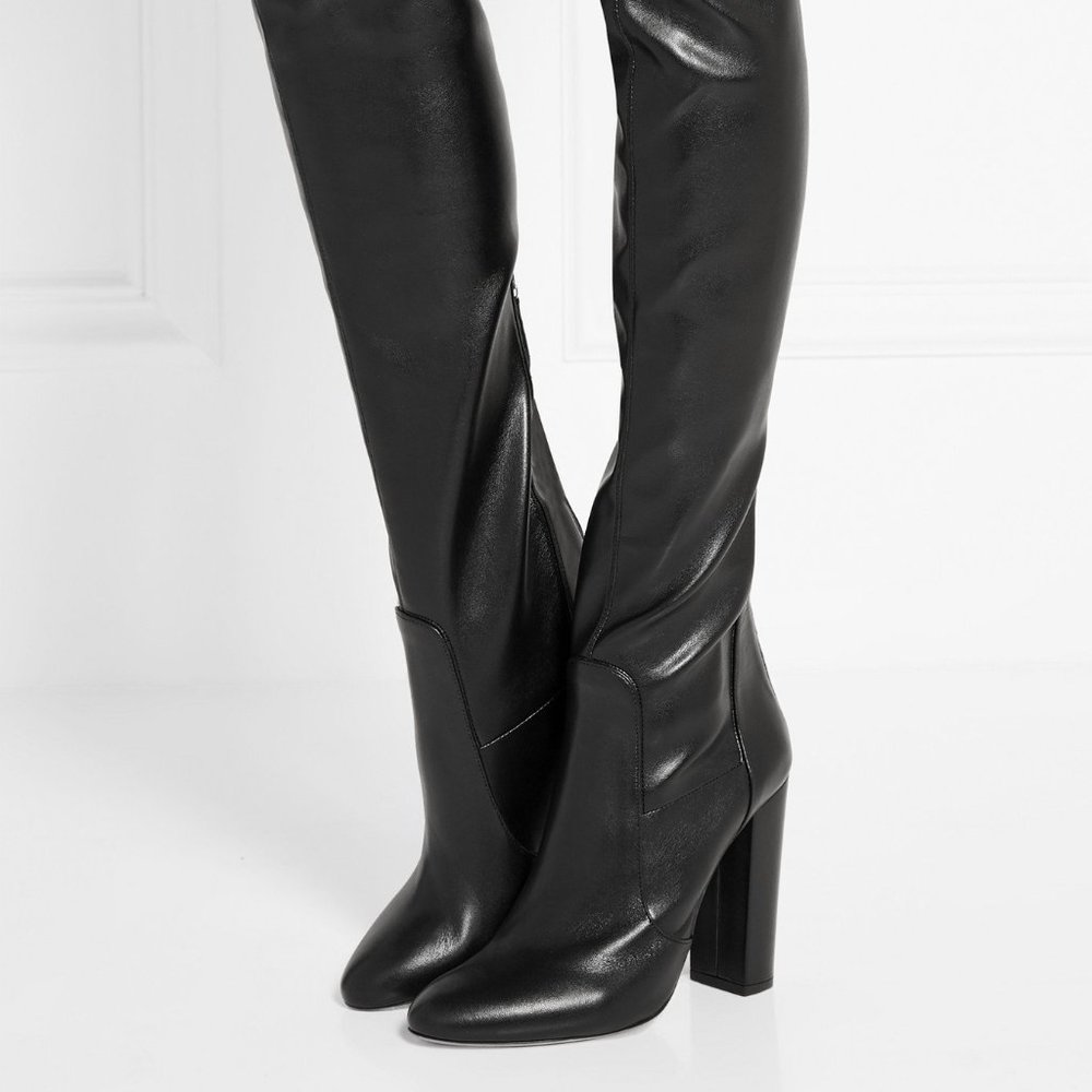 Aquazzura thigh high leather boot